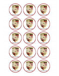 Papel de azúcar Porsche para galletas