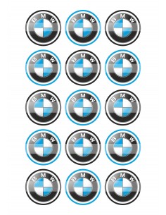 Papel de azúcar BMW para galletas