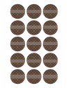Papel de azúcar Louis Vuitton para galletas