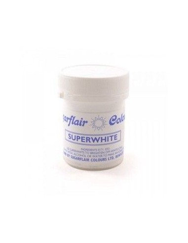 Colorante en Polvo Blanco Super White sugarflair