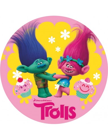 Papel de azúcar Trolls