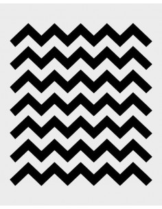 Stencil zig zag