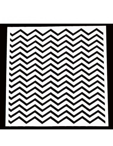 Stencil zig zag