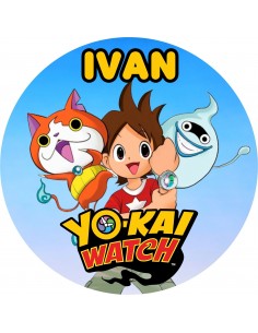 Papel de azúcar Yokai Watch