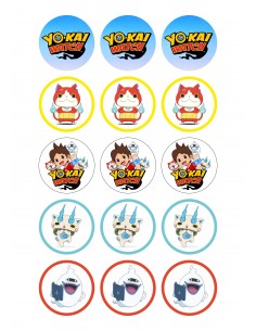 Papel de azúcar Yokai Watch