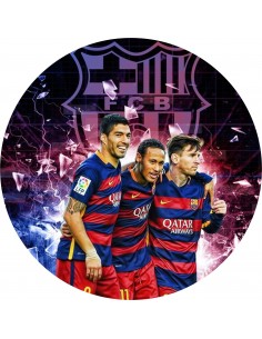 Papel de azúcar oblea tarta MSN Barcelona