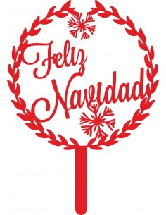 Topper cake Feliz Navidad 2