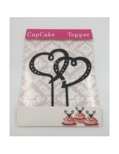 Topper corazones