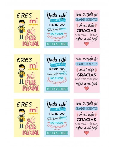 Papel azúcar frases día de la madre para galletas