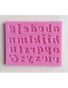 Molde de silicona abc minúsculas