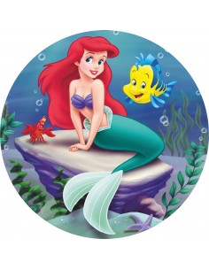 Papel de azúcar ariel la sirenita
