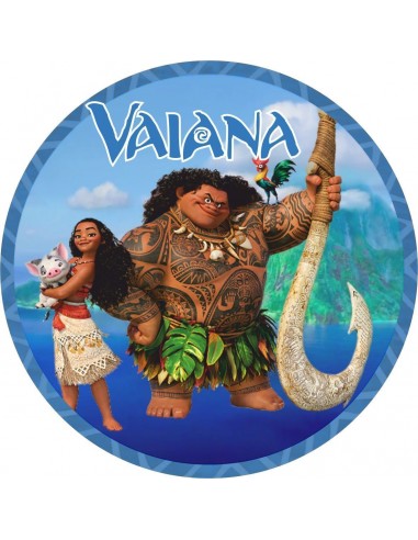 Papel de azúcar Vaiana Moana