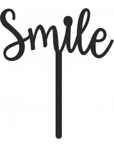 Topper para tarta Smile 2