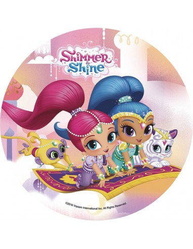 Papel de azúcar Shimmer and Shine