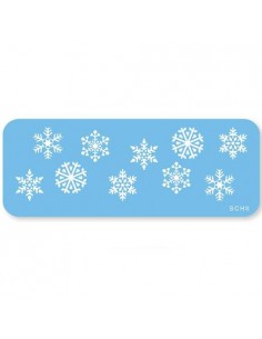 PME Stencil-Plantilla Copos de Nieve