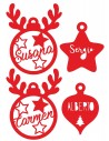 Adornos navideños para el arbol personalizados