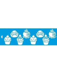 Stencil cupcakes variados