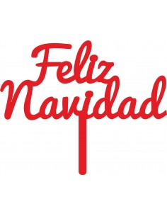Topper cake Feliz Navidad 2