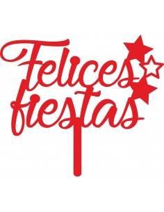 Topper cake Felices Fiestas 2