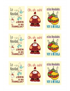 Papel azúcar anti navidad para galletas