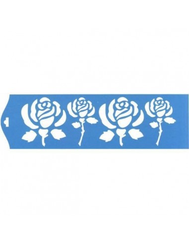 Stencil rosas