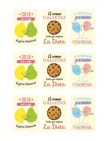 Papel azúcar frases navidad para galletas