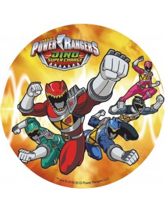 Papel de azúcar Power Rangers C