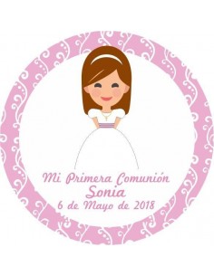 Papel azúcar Comunión personalizado