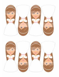 Papel de azúcar niña comunion 2