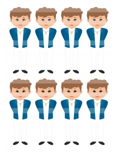Papel de azúcar niño comunion