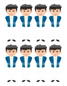 Papel de azúcar niño comunion 2