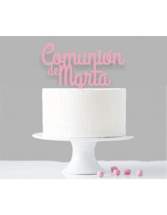 Topper comunion con nombre