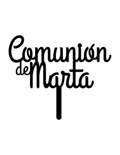 Topper comunion con nombre 2