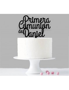 Topper primera comunion con nombre