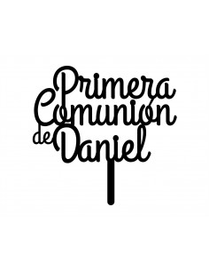 Topper primera comunion con nombre 2