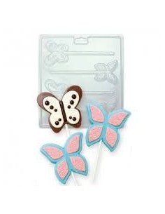 Molde piruletas mariposas Pme