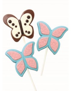 Molde piruletas mariposas Pme  2