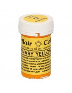 Colorante en Pasta amarillo canario Sugarflair