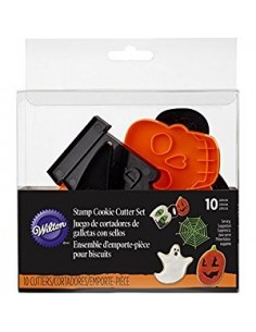 Set 10 cortadores Halloween con marcador 2