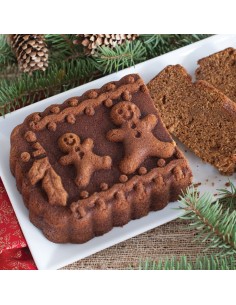 Molde Gingerbread Family Loaf Pan Nordic Ware