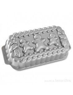 Molde Gingerbread Family Loaf Pan Nordic Ware 2