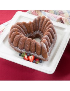 Molde Elegant Heart Bundt Nordic Ware 2