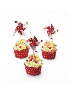 Set Toppers Molinillos Decorativos 10 uds