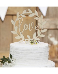 Topper love madera