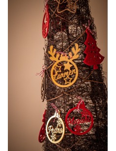 Adornos navideños Disney para el árbol personalizados 2