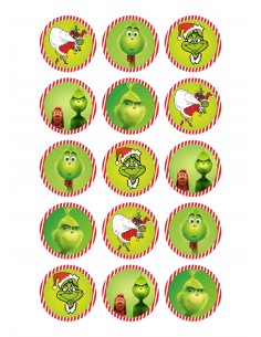 Papel de azúcar el Grinch