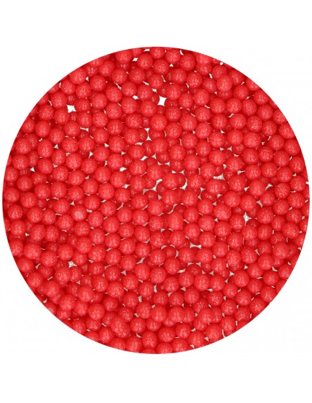 Perlas rojas 4mm