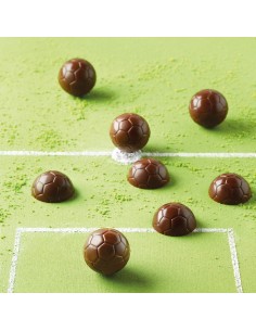 Molde silicona balones de futbol para chocolate