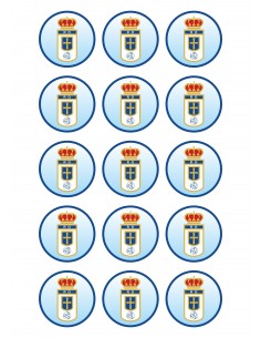 Papel de azúcar escudo Real Oviedo