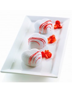 Molde silicona corazones Silikomart 2